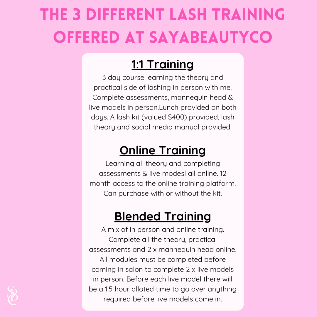 Blended Lash Training Course